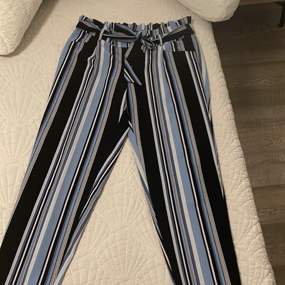 Stripped fresh pants! NO NEED TO IRON